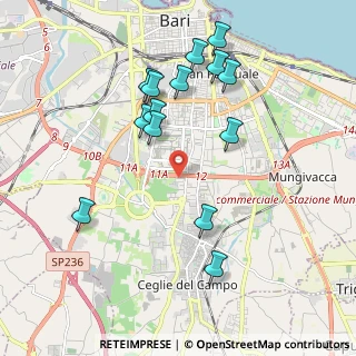 Mappa Via Carlo Alberto dalla Chiesa, 70124 Bari BA, Italia (2.14357)