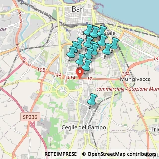Mappa Via Carlo Alberto dalla Chiesa, 70124 Bari BA, Italia (1.65235)