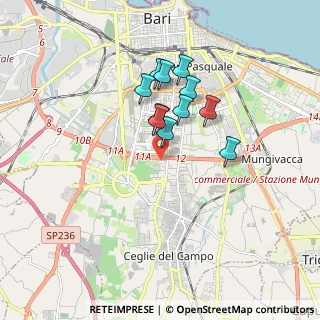 Mappa Via Carlo Alberto dalla Chiesa, 70124 Bari BA, Italia (1.43636)