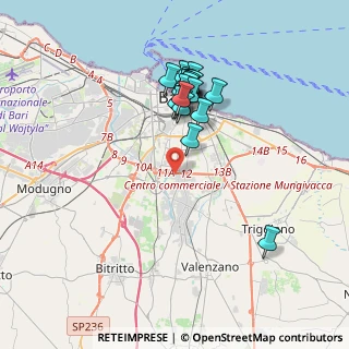 Mappa Via Carlo Alberto dalla Chiesa, 70124 Bari BA, Italia (3.5265)