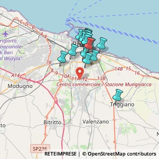 Mappa Via Carlo Alberto dalla Chiesa, 70124 Bari BA, Italia (3.3465)