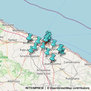 Mappa Via Carlo Alberto dalla Chiesa, 70124 Bari BA, Italia (8.652)