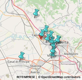 Mappa VIA DELL'ANNUNZIATA, 81055 Santa Maria Capua Vetere CE, Italia (5.78417)