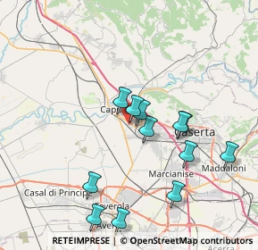 Mappa VIA DELL'ANNUNZIATA, 81055 Santa Maria Capua Vetere CE, Italia (7.87083)