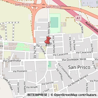 Mappa Via Massari, 38, 81054 San Prisco, Caserta (Campania)