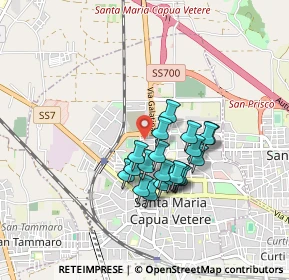 Mappa Traversa Prima dei Romani, 81055 Santa Maria Capua Vetere CE, Italia (0.7285)