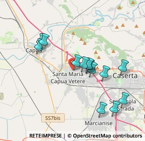 Mappa Via E. della Valle Parco Solaria, 81055 Santa Maria Capua Vetere CE, Italia (3.80231)