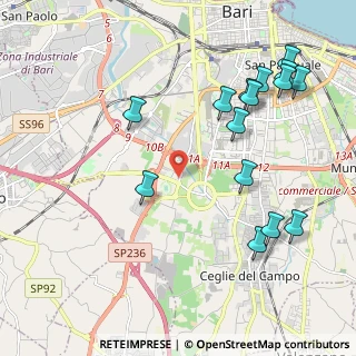 Mappa Strada delle Canestrelle, 70124 Bari BA, Italia (2.59)