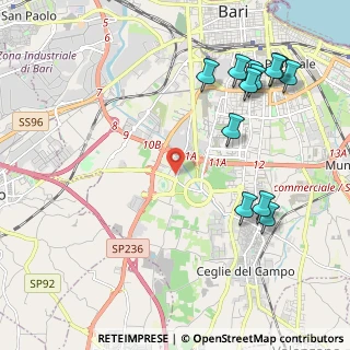 Mappa Strada delle Canestrelle, 70124 Bari BA, Italia (2.71917)