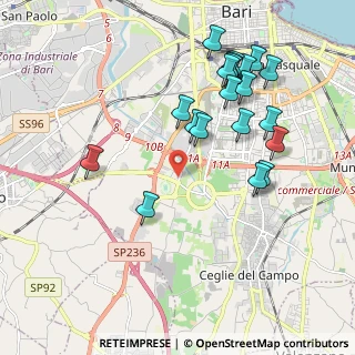 Mappa Strada delle Canestrelle, 70124 Bari BA, Italia (2.257)
