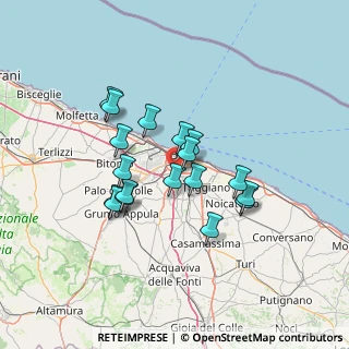 Mappa Strada delle Canestrelle, 70124 Bari BA, Italia (12.05833)