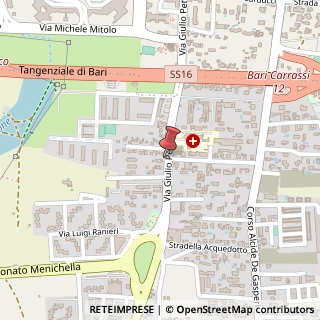 Mappa Via Giulio Petroni, 127- H, 70125 Bari, Bari (Puglia)