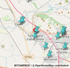 Mappa Via Romano, 81055 Santa Maria Capua Vetere CE, Italia (5.18231)