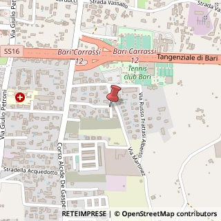 Mappa Via siciliani tommaso 21, 70125 Bari, Bari (Puglia)