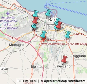 Mappa Via Salvatore Tramonte, 70124 Bari BA, Italia (3.55818)