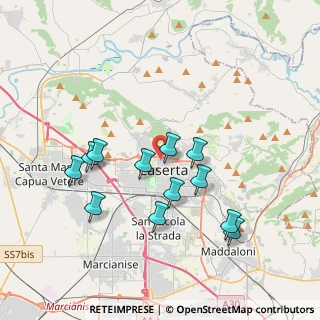 Mappa Via Ferdinando Palasciano, 81100 Caserta CE, Italia (3.79667)