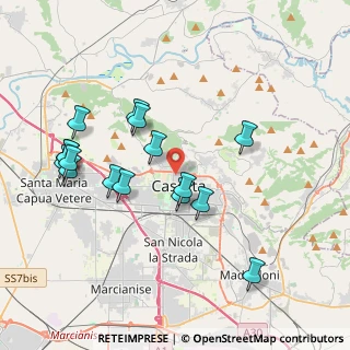 Mappa Via Ferdinando Palasciano, 81100 Caserta CE, Italia (4.20375)