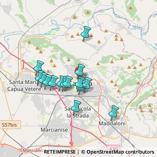 Mappa Via Ferdinando Palasciano, 81100 Caserta CE, Italia (3.35533)