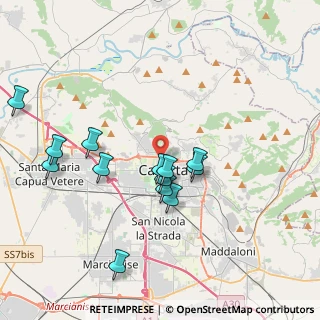 Mappa Via Ferdinando Palasciano, 81100 Caserta CE, Italia (4.03077)