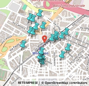 Mappa Via Serg. Vito Longo, 70026 Modugno BA, Italia (0.214)