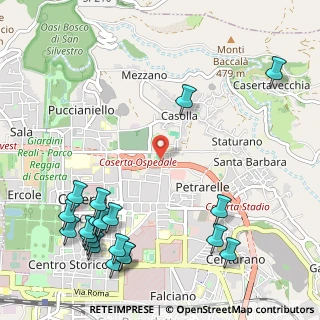 Mappa Via Gen. Luigi Talamonti, 81100 Caserta CE, Italia (1.5805)
