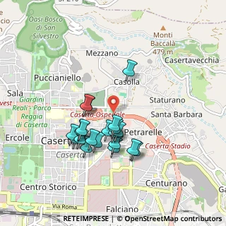 Mappa Via Gen. Luigi Talamonti, 81100 Caserta CE, Italia (0.8375)
