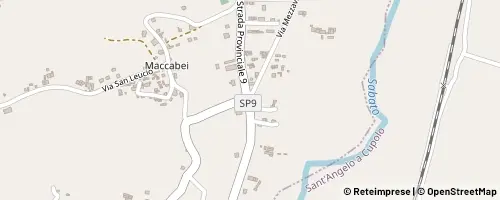 Mappa San Leucio del Sannio
