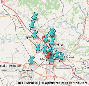 Mappa Via Giosuè Carducci, 81054 San Prisco CE, Italia (5.71063)