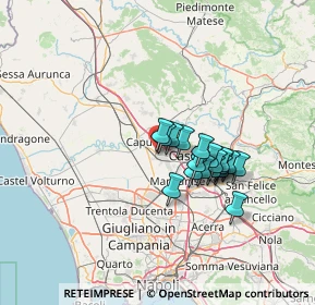 Mappa Vicolo II Romani, 81055 Santa Maria Capua Vetere CE, Italia (10.70889)