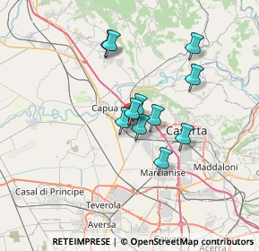 Mappa Vicolo II Romani, 81055 Santa Maria Capua Vetere CE, Italia (5.51)