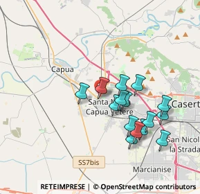 Mappa Vicolo II Romani, 81055 Santa Maria Capua Vetere CE, Italia (3.59333)