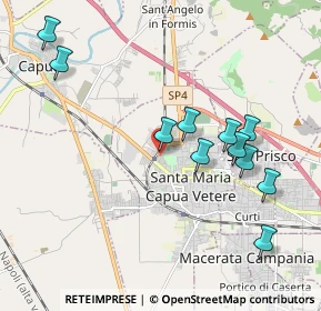 Mappa Vicolo II Romani, 81055 Santa Maria Capua Vetere CE, Italia (2.15182)