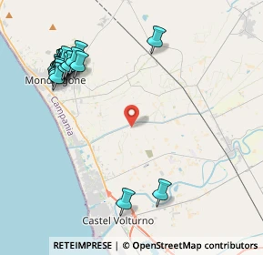 Mappa Castel Volturno, 81034 Mondragone CE, Italia (5.438)