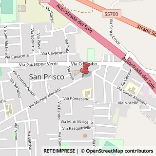 Mappa Via Santa Matrona, 11, 81054 San Prisco, Caserta (Campania)