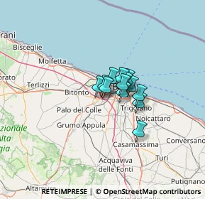 Mappa Via S. Pasquale, 70026 Modugno BA, Italia (6.68615)