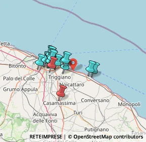 Mappa Via Martiri della Resistenza, 70126 Bari BA, Italia (10.46389)