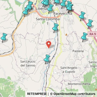 Mappa Str. Casale Maccabei, 82010 San Leucio del Sannio BN, Italia (3.7125)