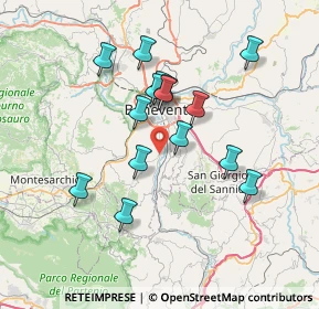 Mappa Str. Casale Maccabei, 82010 San Leucio del Sannio BN, Italia (6.75933)