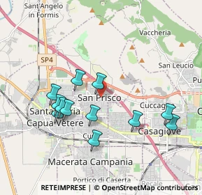 Mappa Via Massari, 81054 San Prisco CE, Italia (1.93417)