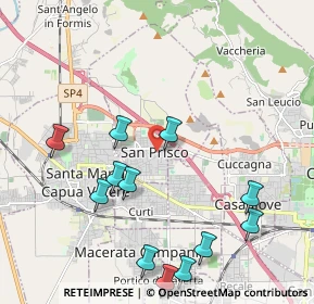 Mappa Via Massari, 81054 San Prisco CE, Italia (2.52)