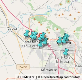 Mappa Via Massari, 81054 San Prisco CE, Italia (2.72214)