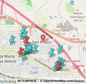 Mappa Via Massari, 81054 San Prisco CE, Italia (1.1625)