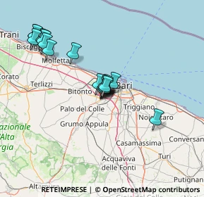Mappa Via Pantaleo Sigismondo, 70026 Modugno BA, Italia (13.2)