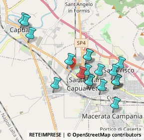 Mappa Via Martiri Cristiani, 81055 Santa Maria Capua Vetere CE, Italia (2.04579)