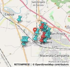 Mappa Via Martiri Cristiani, 81055 Santa Maria Capua Vetere CE, Italia (1.368)