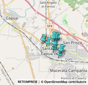 Mappa Via Martiri Cristiani, 81055 Santa Maria Capua Vetere CE, Italia (1.1475)