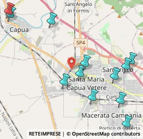 Mappa Via Martiri Cristiani, 81055 Santa Maria Capua Vetere CE, Italia (2.85917)