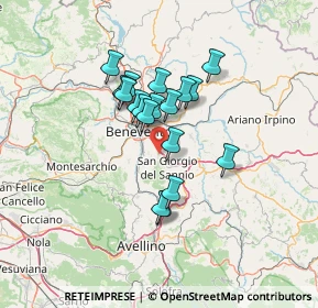 Mappa 82010 San Nicola Manfredi BN, Italia (10.905)