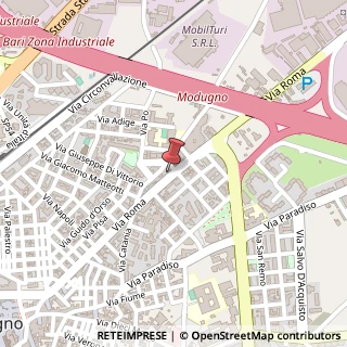 Mappa Via Roma, 78, 70026 Modugno, Bari (Puglia)