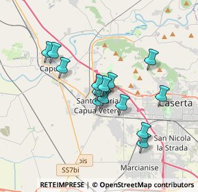 Mappa Strada Santella, 81055 Santa Maria Capua Vetere CE, Italia (2.96143)